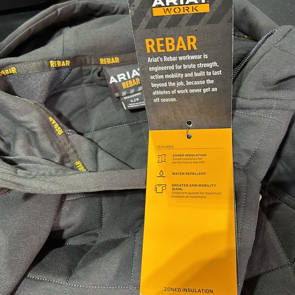 Ariat Rebar Regulator Full Zip,Hooded,Cool Climate Insulation,water-repellent - Picture 12 of 14